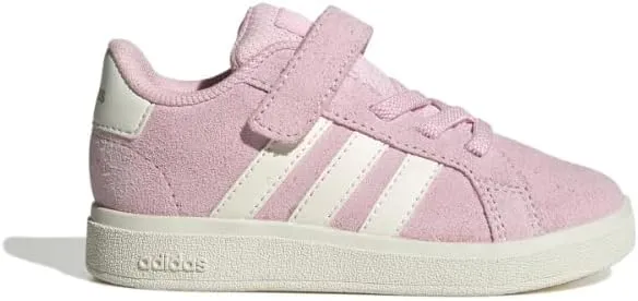 adidas Baby-Boy's Grand Court 2.0 Elastic Lace & Strap Sneaker