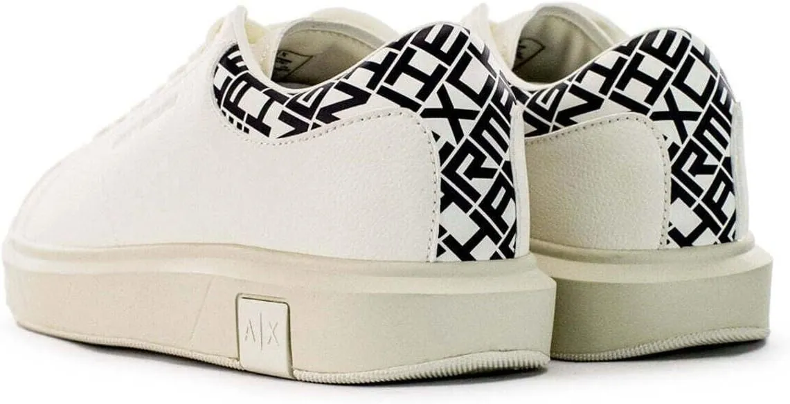 A｜X ARMANI EXCHANGE Men's Thick Sole Leather Sneakers
