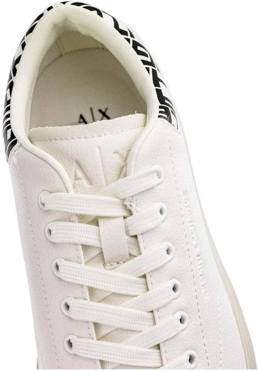A｜X ARMANI EXCHANGE Men's Thick Sole Leather Sneakers