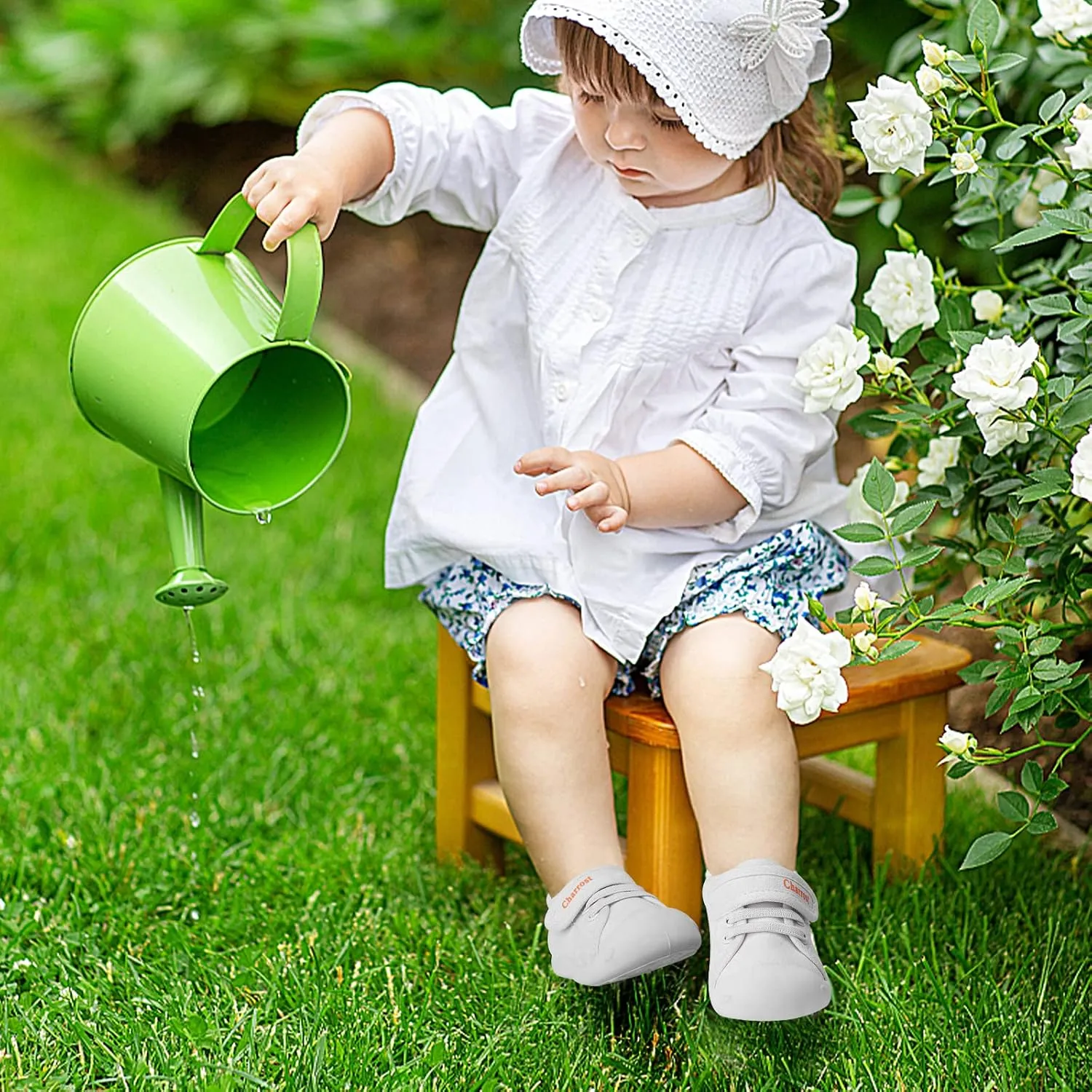 Baby Walking Shoes Toddler Girl Boy Soft Sole Breathable Cotton Canvas Shoes Infant Lightweight Non-Slip Safer Slip-on First Walkers Shoes Casual Tennis Wide Sneakers Rubber Soles Running Outdoor