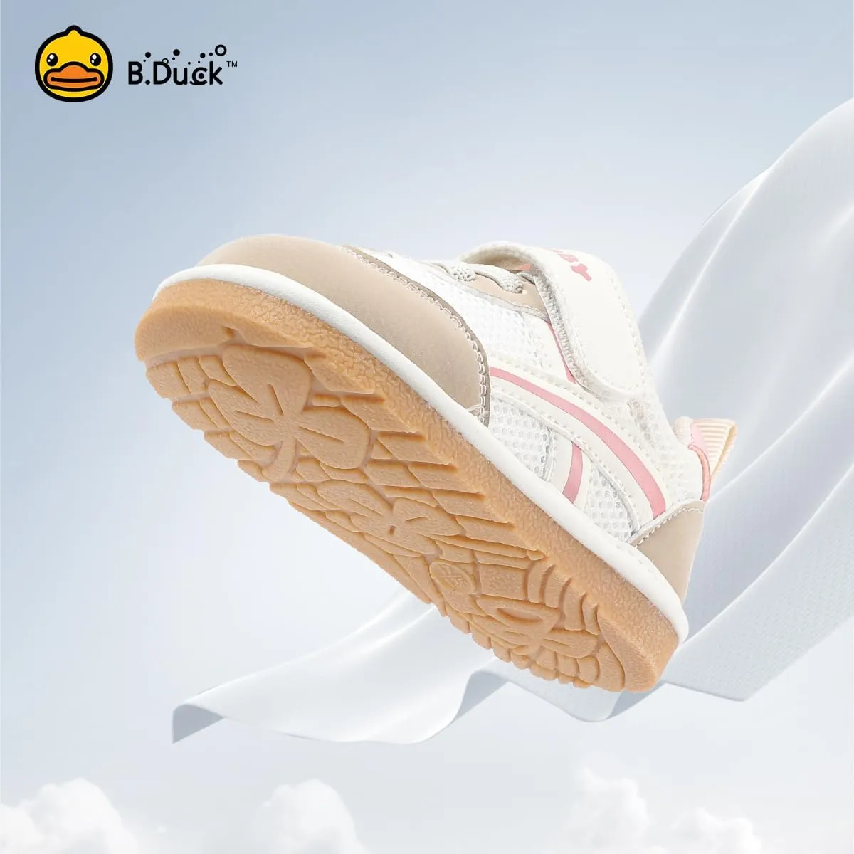 B.Duck Squeaky Shoes [Toddler 4-Toddler 7] Toddler Shoes for Girl and Boy Kids Shoe First Walker Soft-Bottom Toddler Shoes Toddler Sneakers