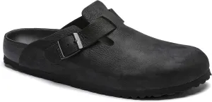 Birkenstock Unisex Boston Exquisite Black Leather 36 N EU (Womens 5-5.5 N US, Mens 3-3.5 N US)