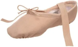 Bloch girls Girl's Pump Split Sole Canvas Ballet Shoe/Slipper dance shoes, Pink, 12.5 D US Little Kid