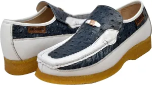 British Collection Harlem Ostrich & Leather Men Shoes