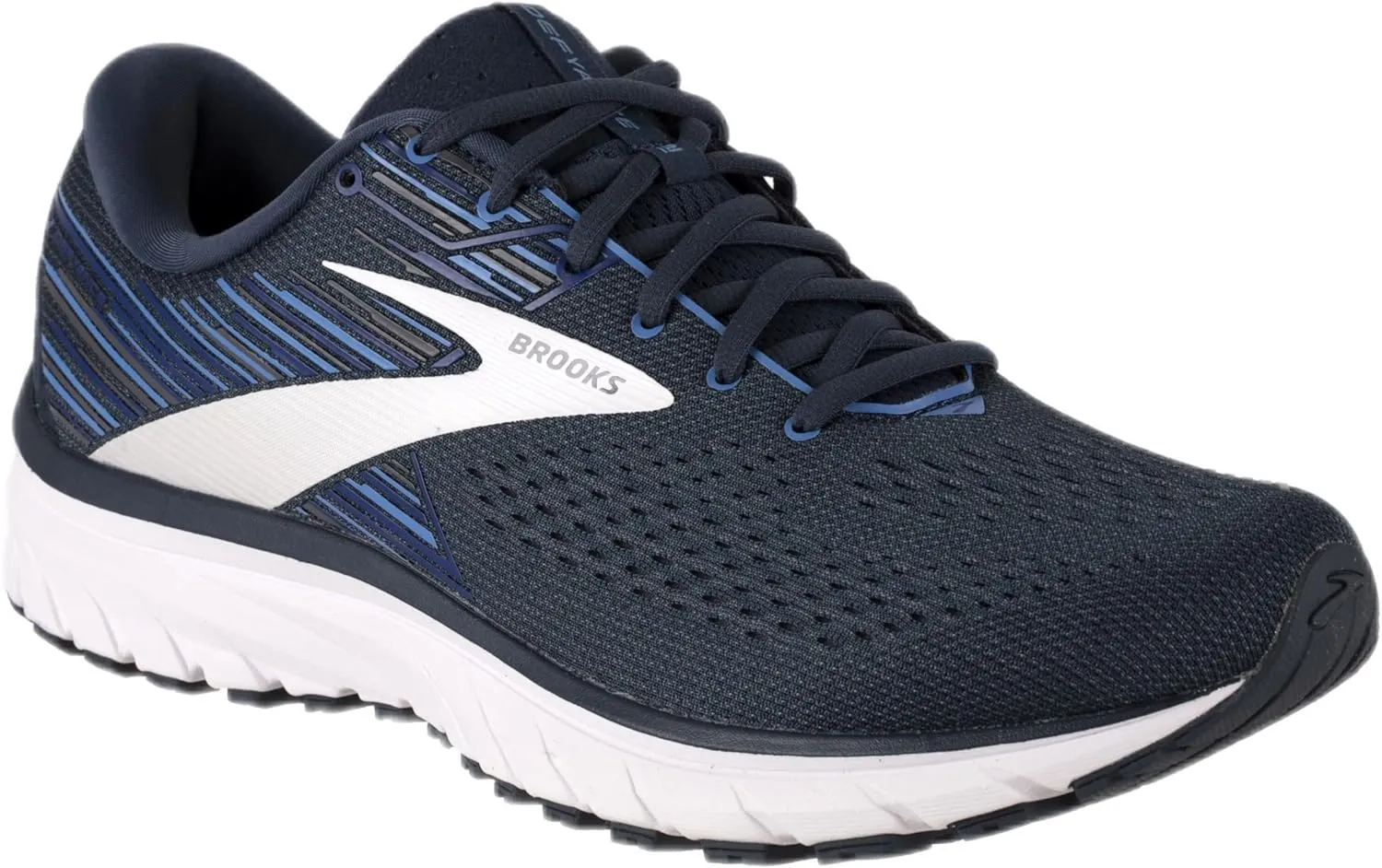 Brooks Defyance 12, Men's Running Shoes, Midnight Blue Azure Blue White, 11 US