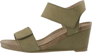 CA'SHOTT A/S Women's Slingback Heeled Sandal, Olive, 11