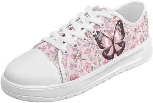 Classic Canvas Shoes Womens Platform Sneakers Low Top Lace Up Casual Tennis Athletic Shoe