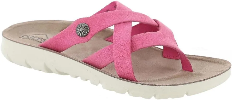 CLIFFS BY WHITE MOUNTAIN Banksy Womens Sandal 95 BM US Fuchsia, 9.5