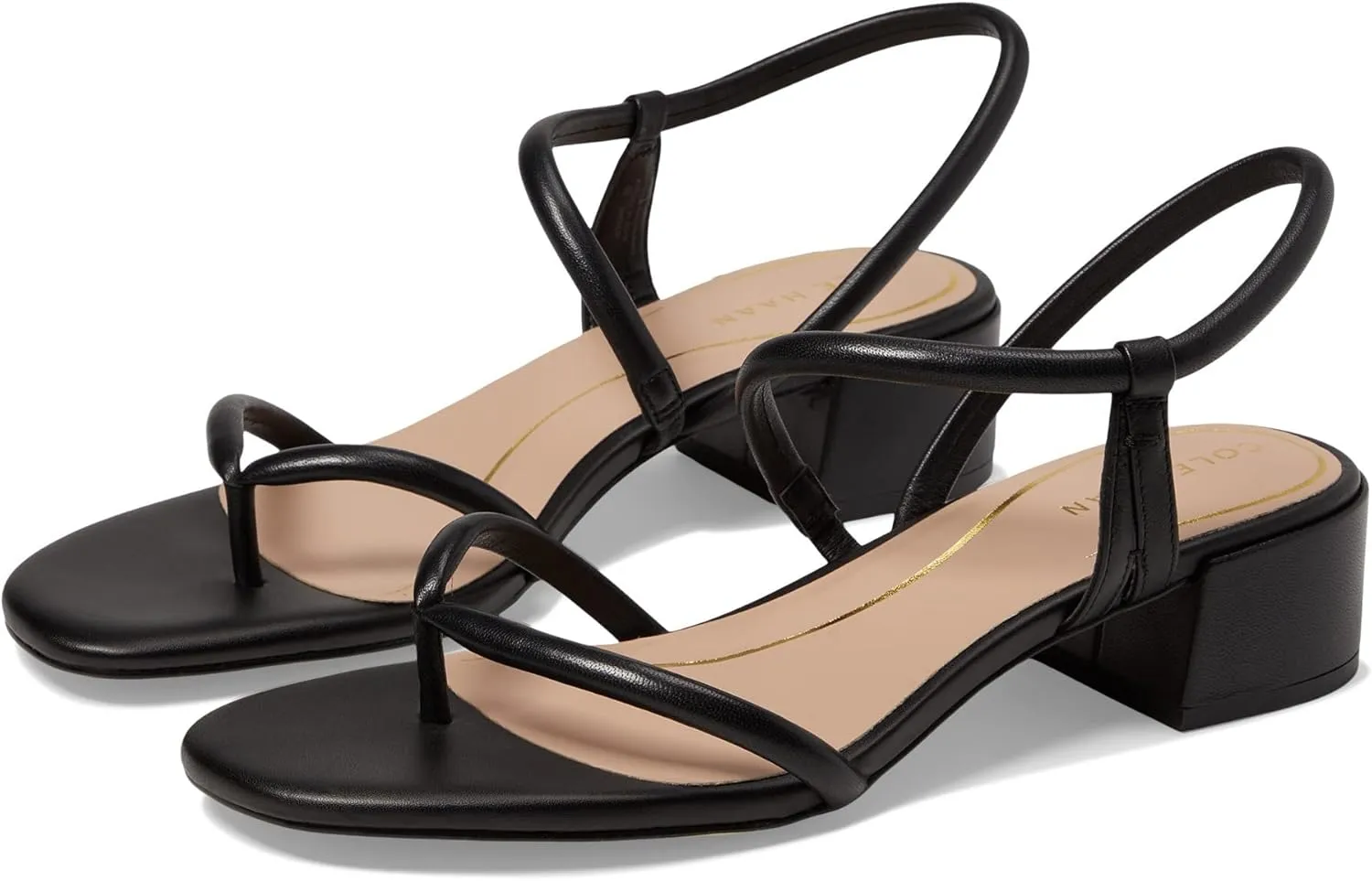 Cole Haan Women's Calli Thong Block Heel Sandal 40 Mm