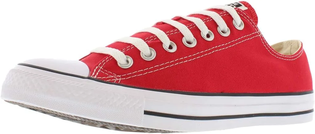 Converse Chuck Taylor All Star Ox Shoe Size 5.5 Women/3.5 Men, Color: Red Canvas/White