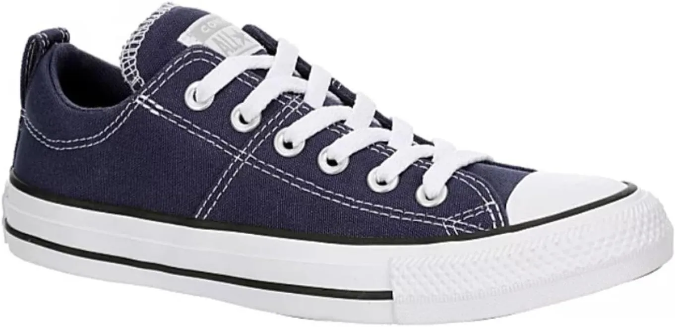 Converse Unisex Chuck Taylor All Star Madison Ox Canvas Sneaker - Lace up Closure Style - Uncharted Waters/White/Black 7