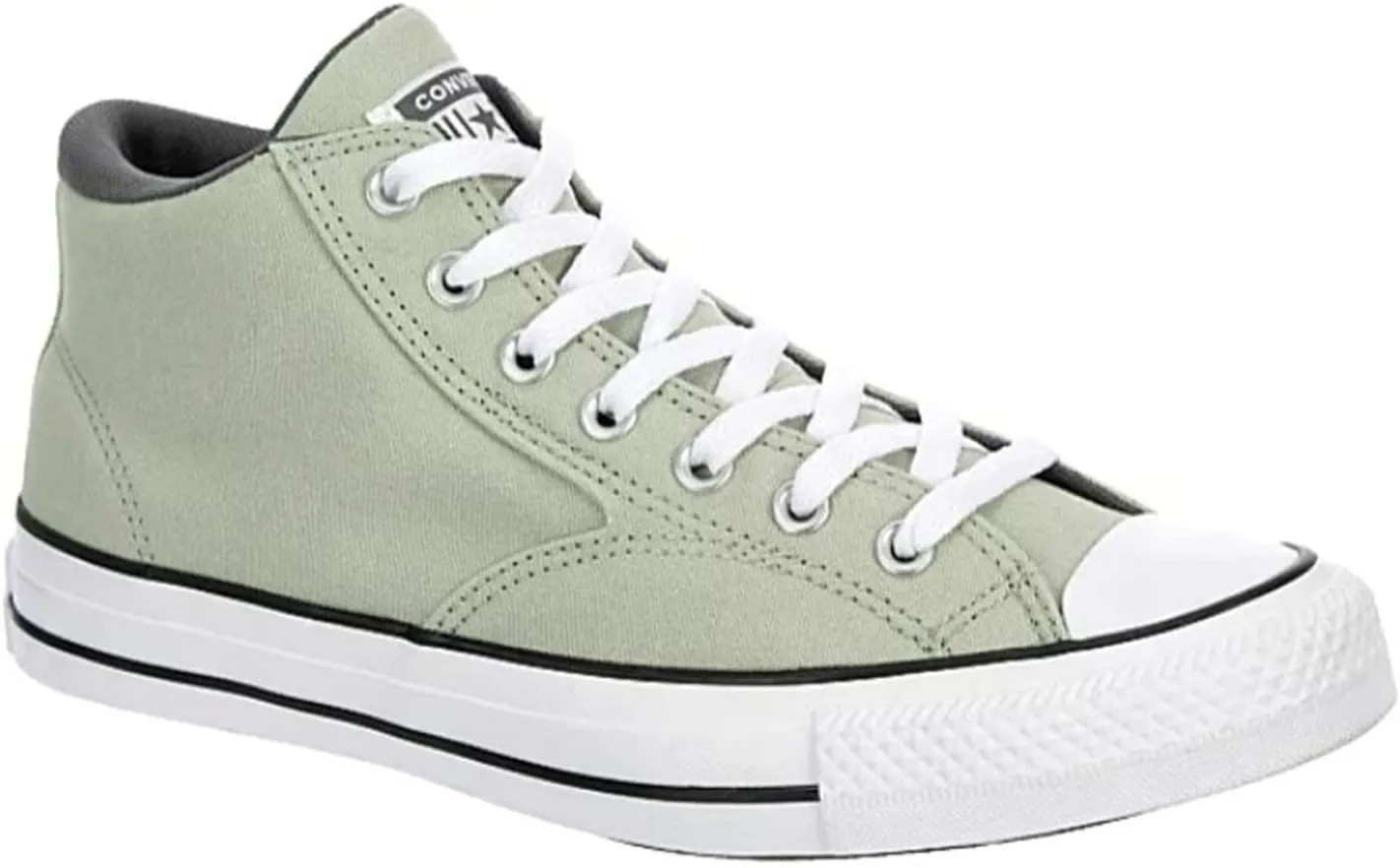 Converse Unisex Chuck Taylor All Star Malden Street Mid High Canvas Sneaker - Lace up Closure Style - Sage/Cyber Grey/White 13