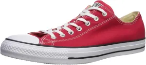 Converse Unisex Chuck Taylor All Star Ox Canvas Sneakers (38 M EU / 7.5 B(M) US Women / 5.5 D(M) US Men, Red)