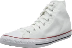 Converse Unisex's high-top, White Optical White, 5.5 us