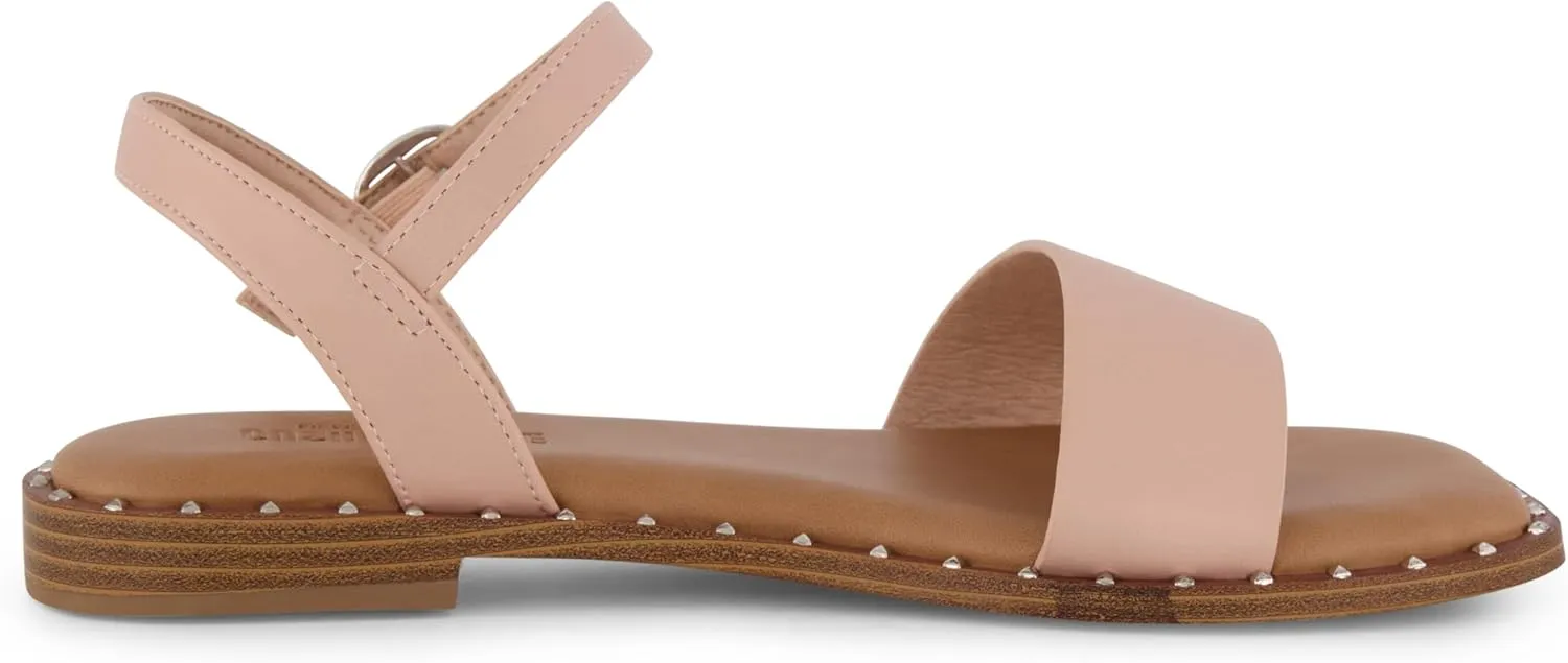 CUSHIONAIRE Women's Verona one band sandal  Memory Foam