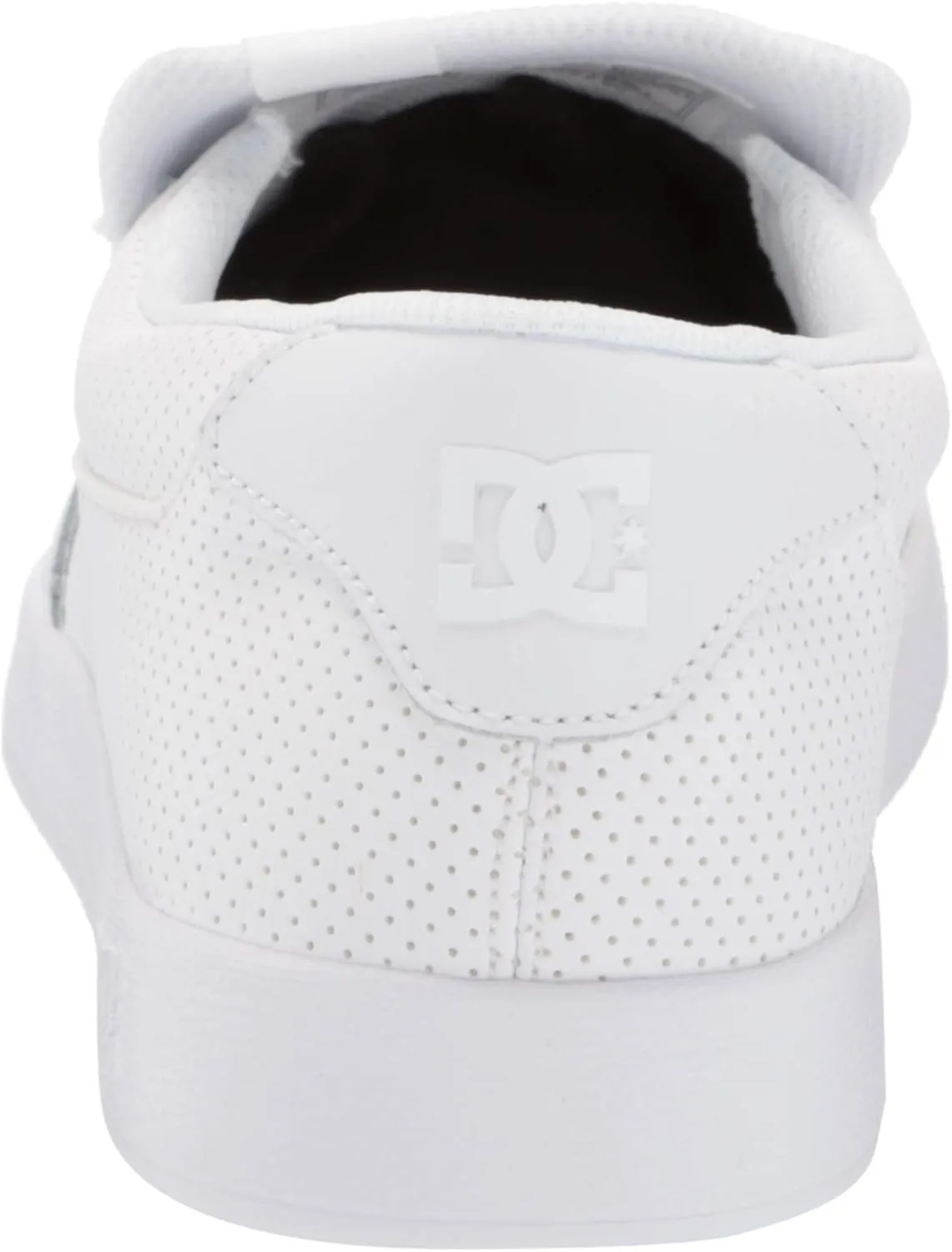 DC Shoes Men's Villain Slip-On Shoes, White, Size 5 - Casual Sneakers for Skateboarders, Young Adults, Big Kid