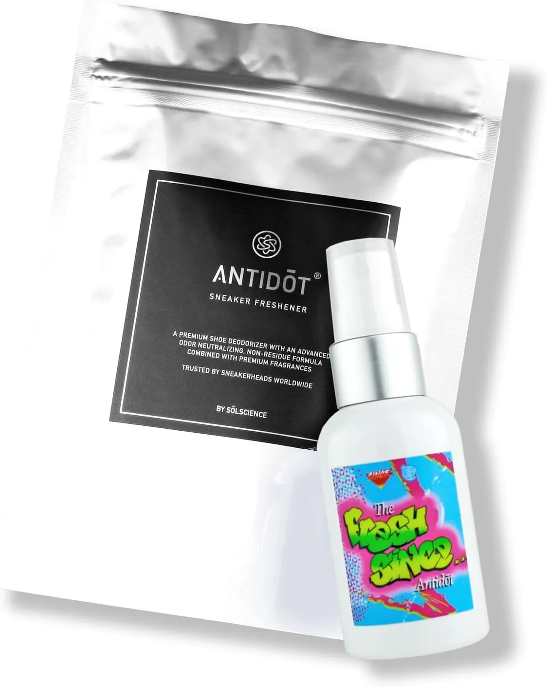 Deadstock Scented Shoe Deodorizer for Sneakerheads by ANTIDOT - Advanced Shoe Freshener Spray Collection | New Sneaker Smell Shoe Odor Neutralizing Formula (Fresh Since)