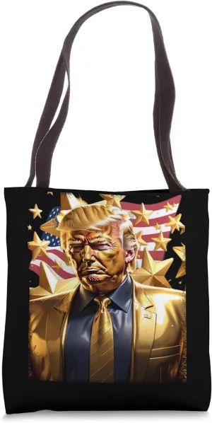 Donald Trump Never Surrender Shoe Tote Bag