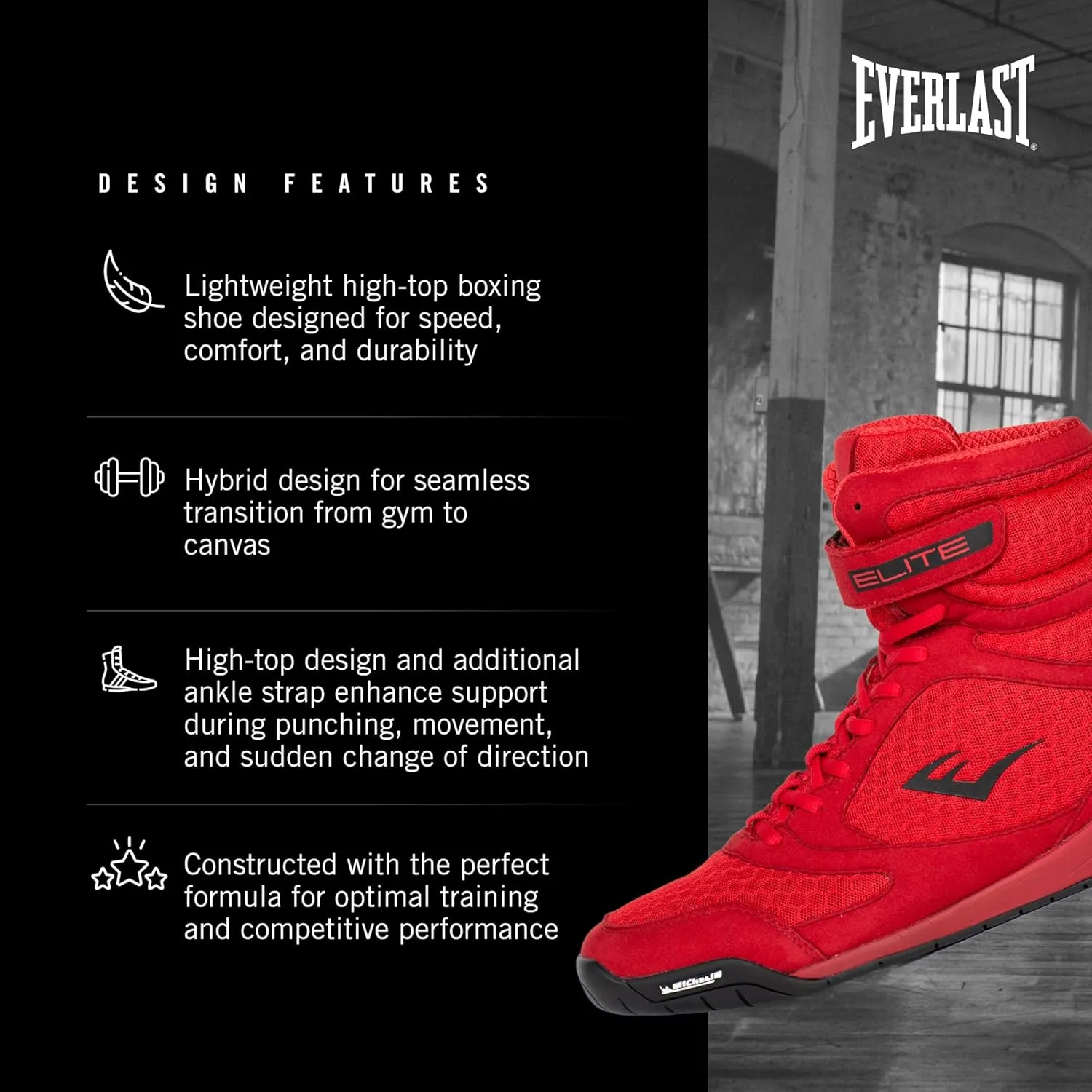 Everlast Elite V2 Boxing Shoes: Your Ultimate Training Companion for Excellence and Durability Boxing Shoes, Elite 2 Shoes, Training Footwear