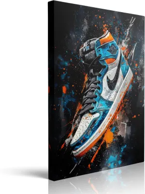 Graffiti Shoes Canvas Wall Series222