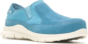 HYTEST Blake, Women's, Storm Blue, Steel Toe, EH, Slip Resistant, Casual Work Shoe (8.5 W)