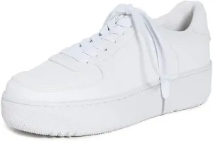 Jeffrey Campbell Women's Court Sneakers, White, 8.5 Medium US