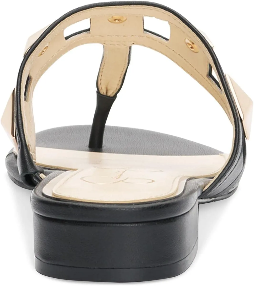 Jessica Simpson Womens Movena Embellished Slip-On Thong Sandals