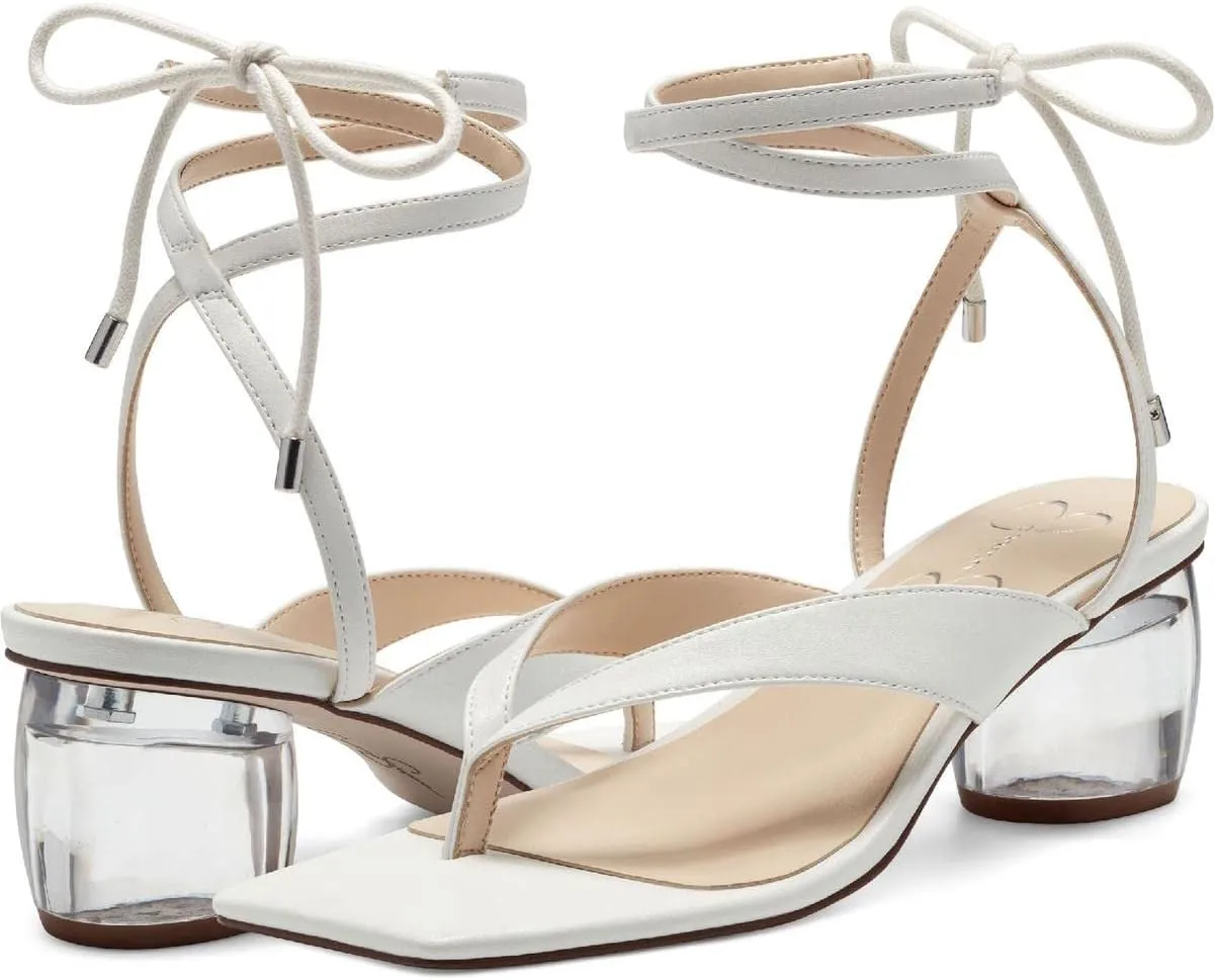 Jessica Simpson Women's Sitelli Ankle Wrap Sandal Heeled
