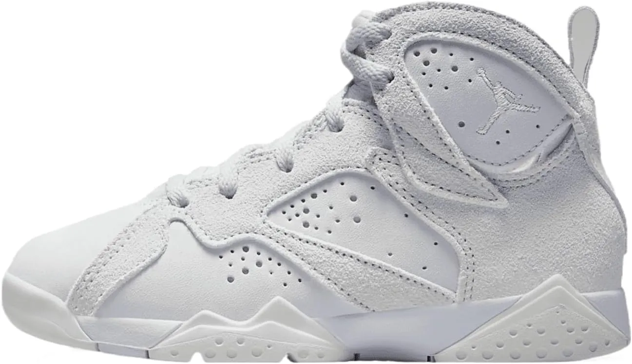 Jordan 7 Retro Little Kids' Shoes (DV2257-400, Cobalt Bliss/White/Sail) Size 2.5
