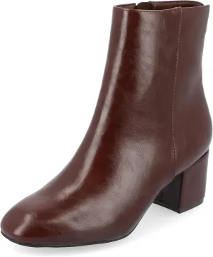 Journee Collection Womens ADRIA Faux Leather Ankle Boots