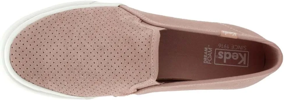 Keds Women's Double Decker Perforated Suede Sneaker
