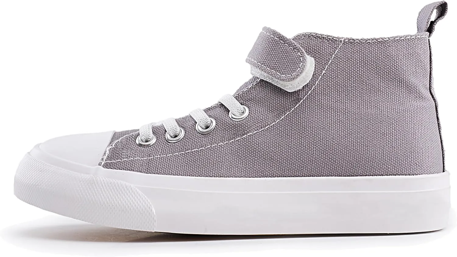 Kids Canvas Sneakers for Boys Girls Lace-up Canvas Shoes Low Top Toddler Walking Shoes Casual Lightweight Adjustable Strap Big Kid Running Sneakers