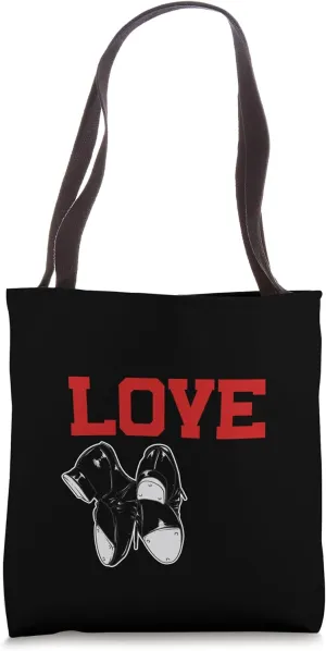 Live Love Tap Rhythmic Foot Stomping Tap Dancing Tote Bag