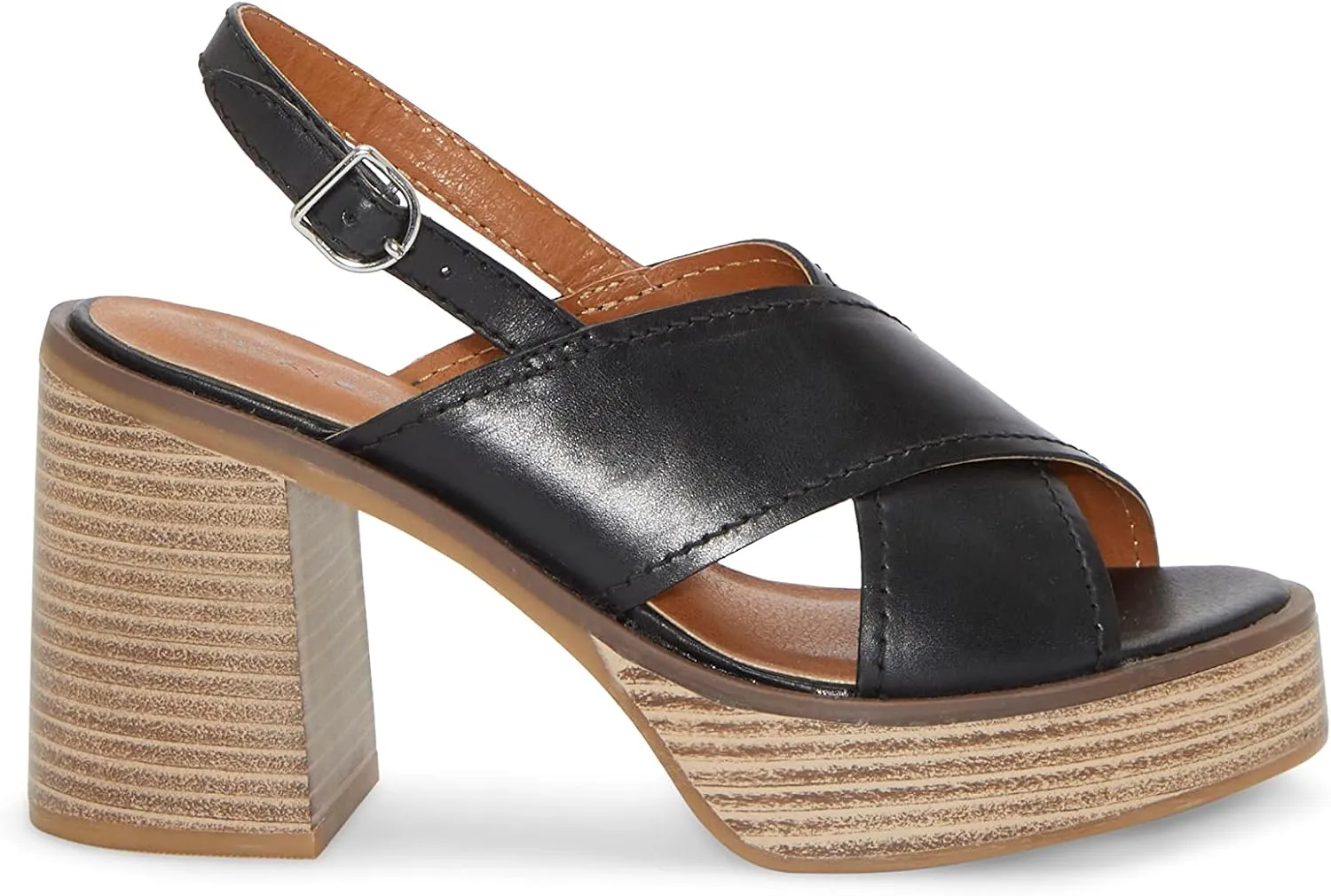 Lucky Brand Women's Delmie Backstrap High Heel Sandal Heeled