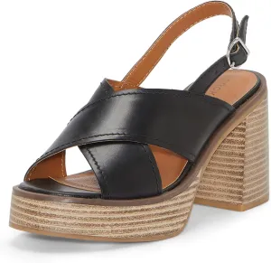 Lucky Brand Women's Delmie Backstrap High Heel Sandal Heeled