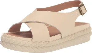 Lucky Brand Women's Laythan Backstrap Platform Sandal Wedge