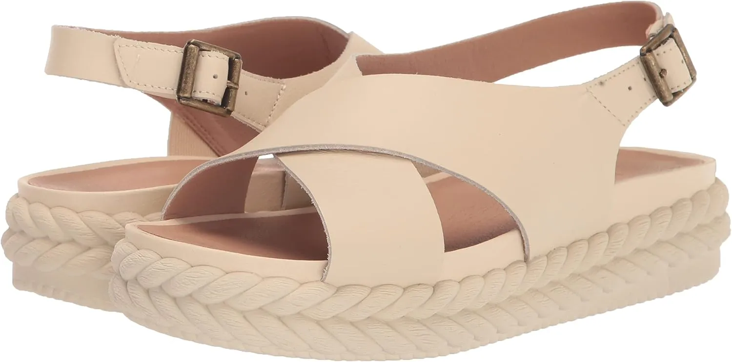 Lucky Brand Women's Laythan Backstrap Platform Sandal Wedge