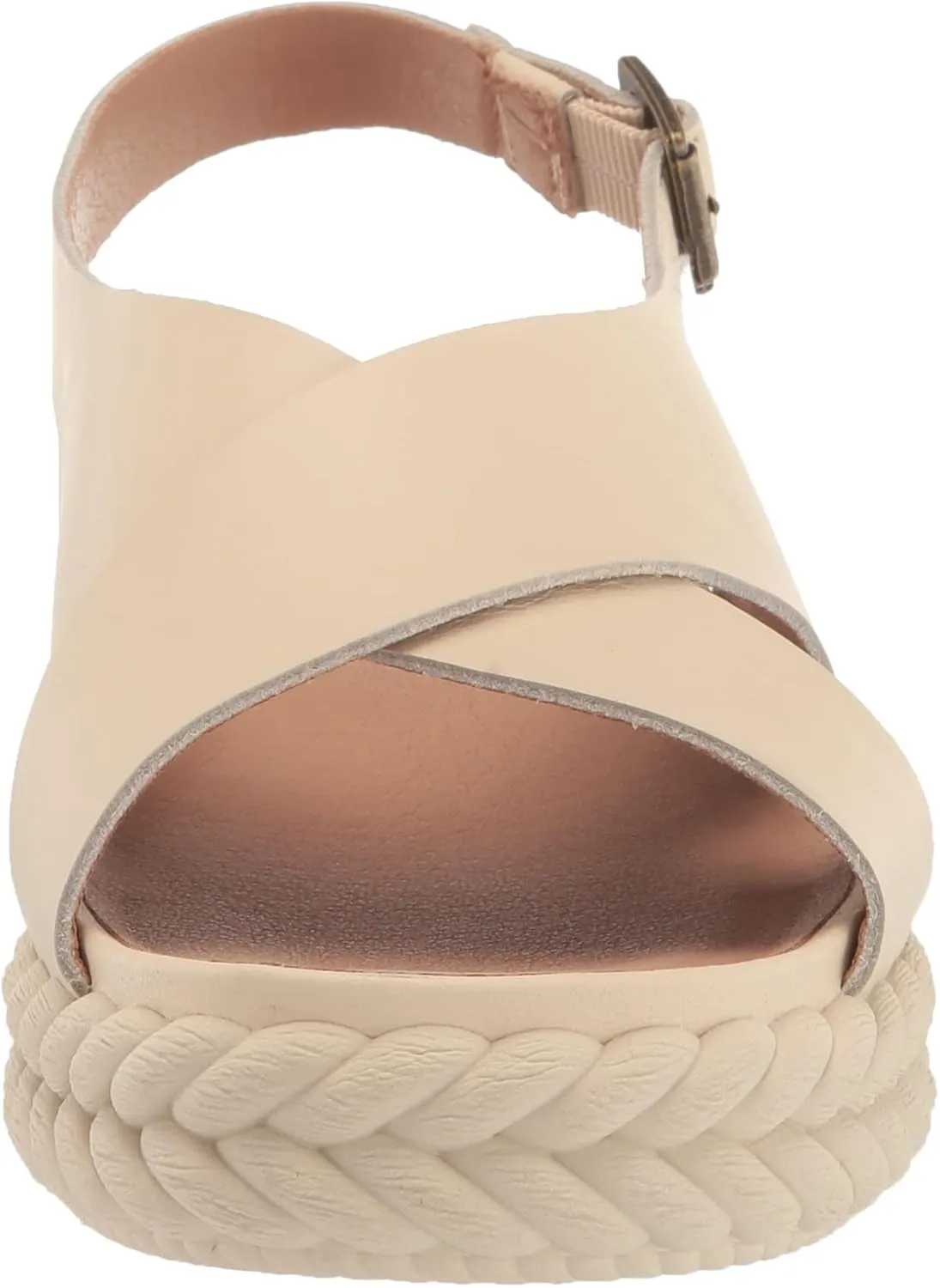 Lucky Brand Women's Laythan Backstrap Platform Sandal Wedge