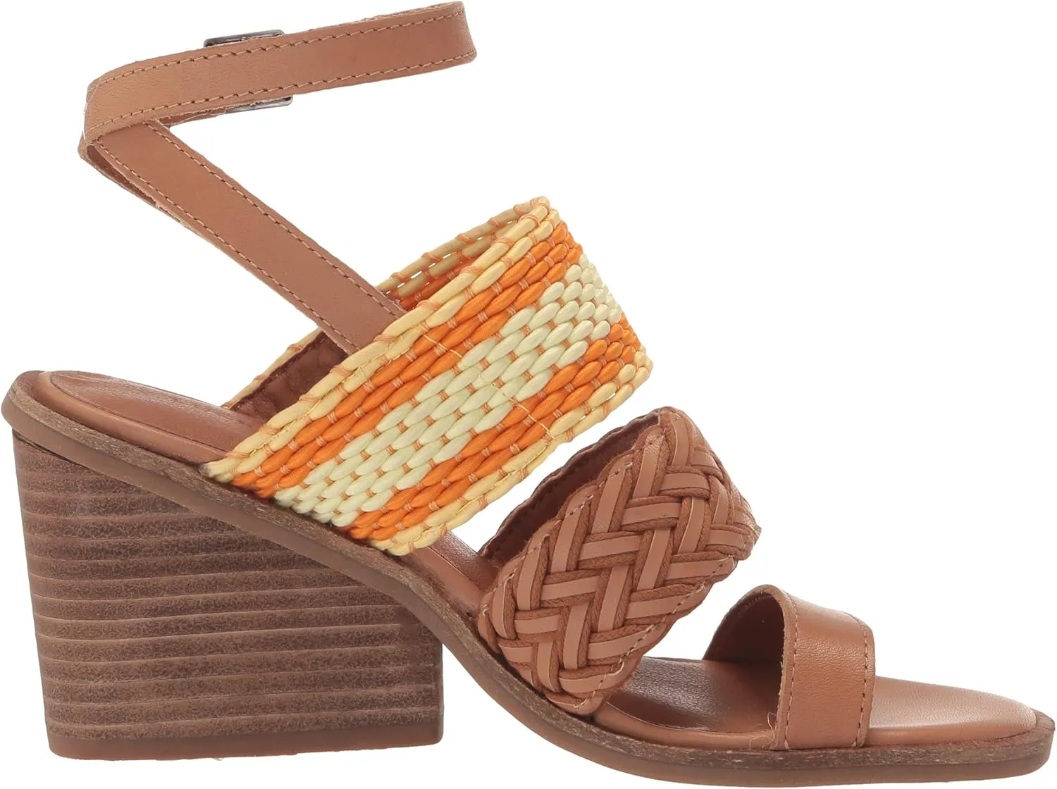 Lucky Brand Women's Lissie Braided High Heel Sandal Heeled