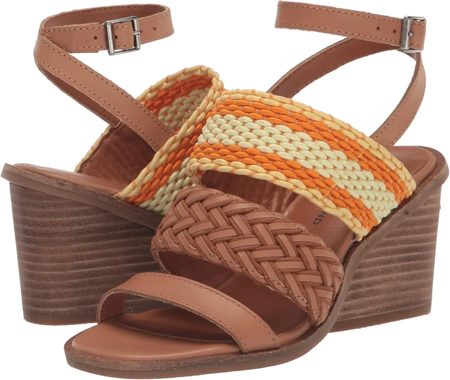 Lucky Brand Women's Lissie Braided High Heel Sandal Heeled
