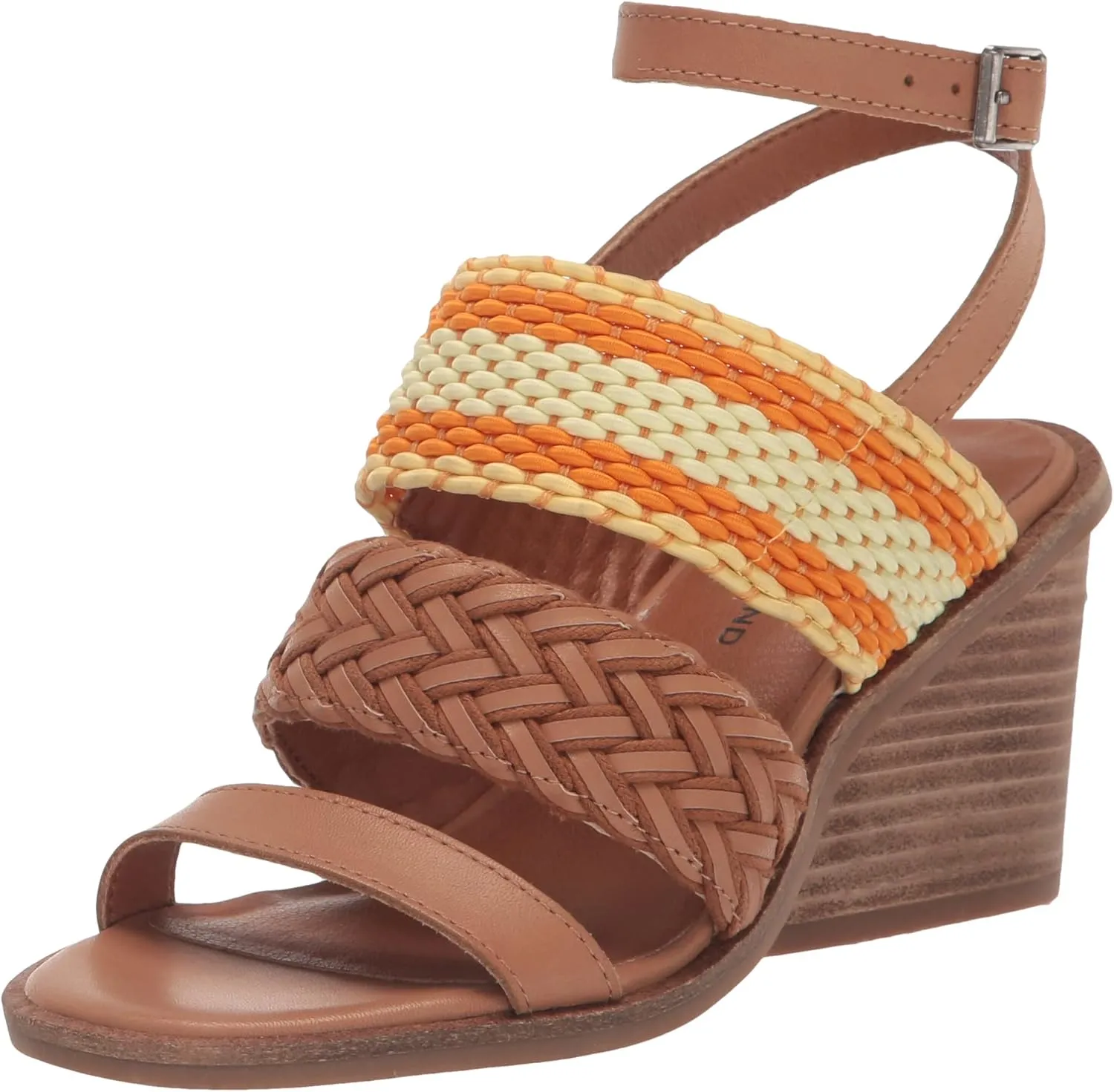 Lucky Brand Women's Lissie Braided High Heel Sandal Heeled