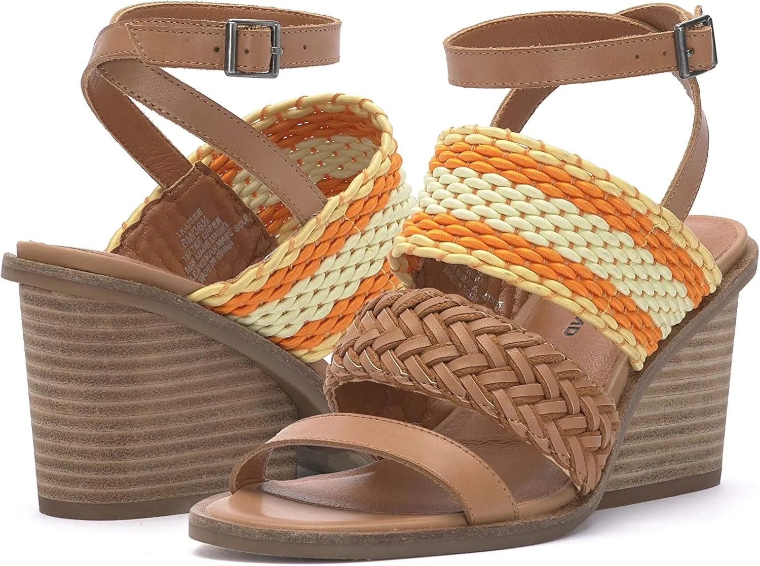 Lucky Brand Women's Lissie Braided High Heel Sandal Heeled