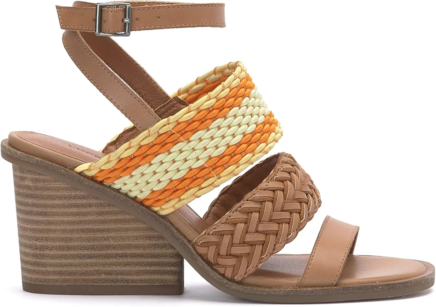 Lucky Brand Women's Lissie Braided High Heel Sandal Heeled