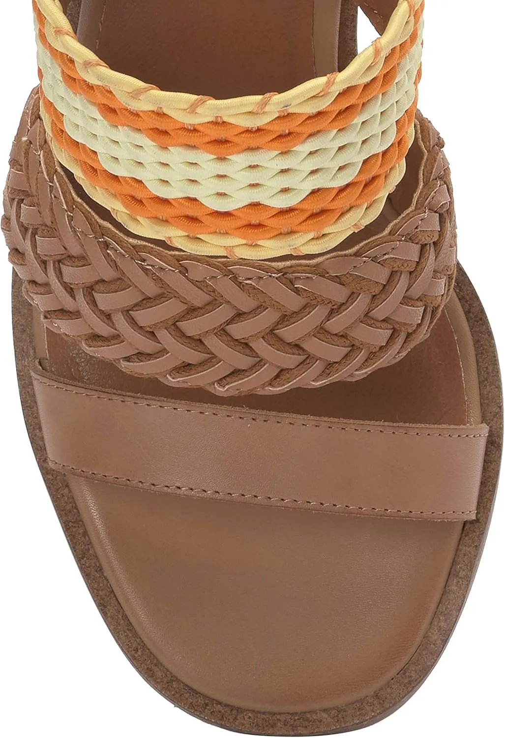 Lucky Brand Women's Lissie Braided High Heel Sandal Heeled