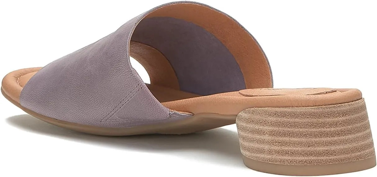 Lucky Brand Women's Raffy Heeled Slide Sandal