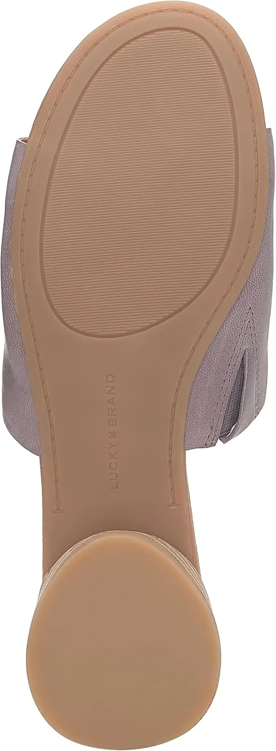 Lucky Brand Women's Raffy Heeled Slide Sandal