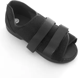 MediChoice Post-Op Shoe, Foam-Padded, Hook & Loop Closure, Canvas, Men's XL, Black, 1314OSG6334 (1 Each)