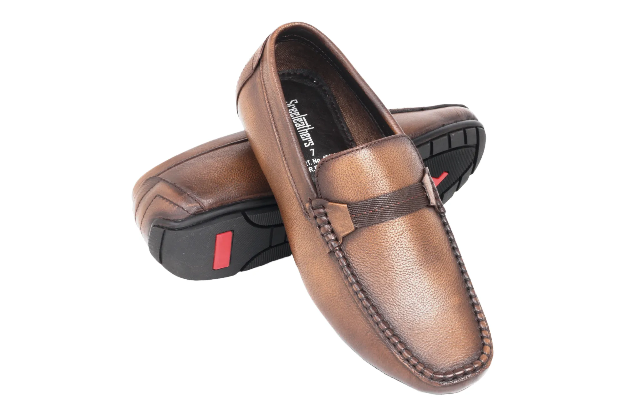 MENS LEATHER LOAFER SHOE 401185