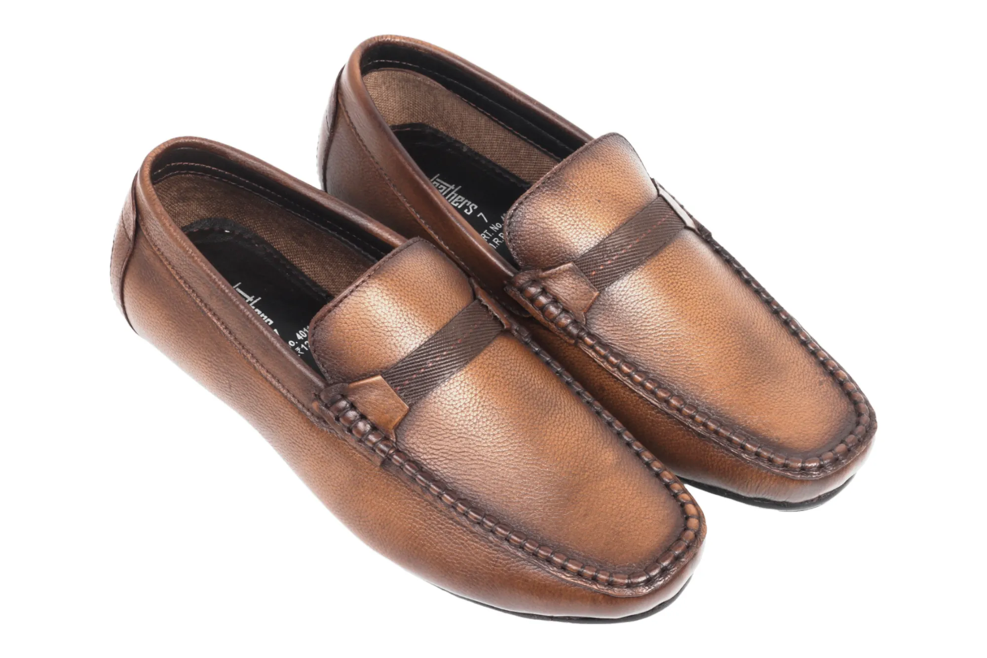 MENS LEATHER LOAFER SHOE 401185