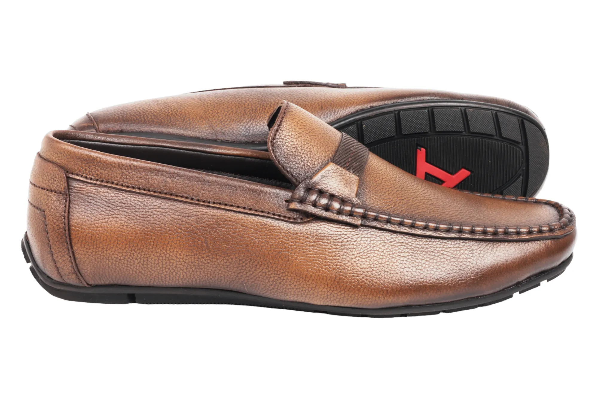 MENS LEATHER LOAFER SHOE 401185